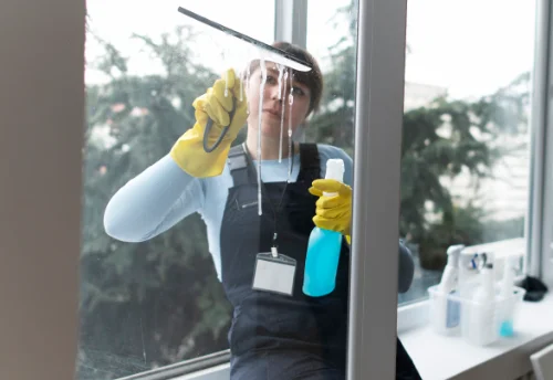 Nettoyage de vitres intérieures et extérieures à la Chapelle-Thècle